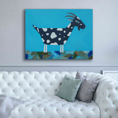 Image of 'Fergus The Goat by Casey Craig Giclee Canvas Wall Art,54 x 40