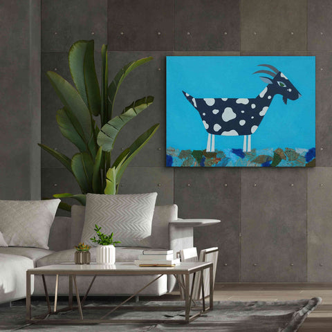 Image of 'Fergus The Goat by Casey Craig Giclee Canvas Wall Art,54 x 40