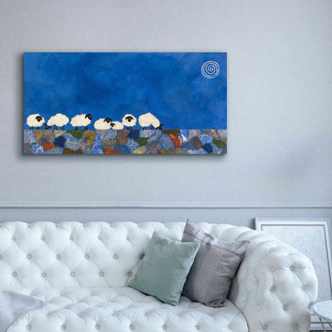 Image of 'Feeling Sheepish by Casey Craig Giclee Canvas Wall Art,60 x 30