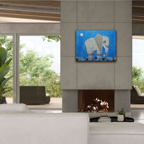 Image of 'Everything Else Is Irrelephant by Casey Craig Giclee Canvas Wall Art,34 x 26