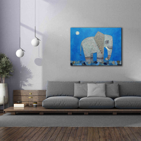 Image of 'Everything Else Is Irrelephant by Casey Craig Giclee Canvas Wall Art,54 x 40