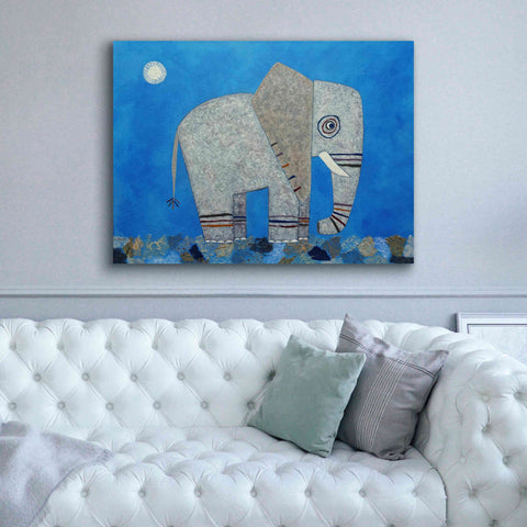 Image of 'Everything Else Is Irrelephant by Casey Craig Giclee Canvas Wall Art,54 x 40