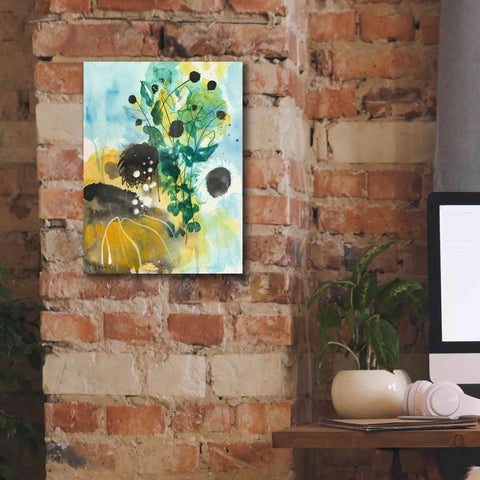 Image of 'Sunflower Kisses II by Corina Capri Giclee Canvas Wall Art,12 x 16