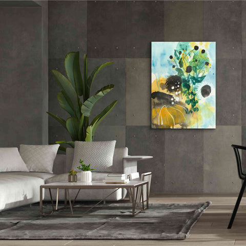 Image of 'Sunflower Kisses II by Corina Capri Giclee Canvas Wall Art,40 x 54