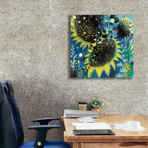 Image of 'Sunflower Kisses by Corina Capri Giclee Canvas Wall Art,26 x 26
