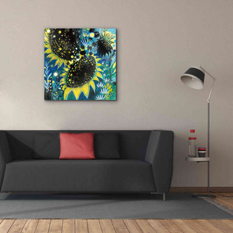 Image of 'Sunflower Kisses by Corina Capri Giclee Canvas Wall Art,37 x 37