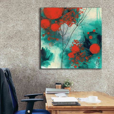 Image of 'Winter Solstice by Corina Capri Giclee Canvas Wall Art,37 x 37