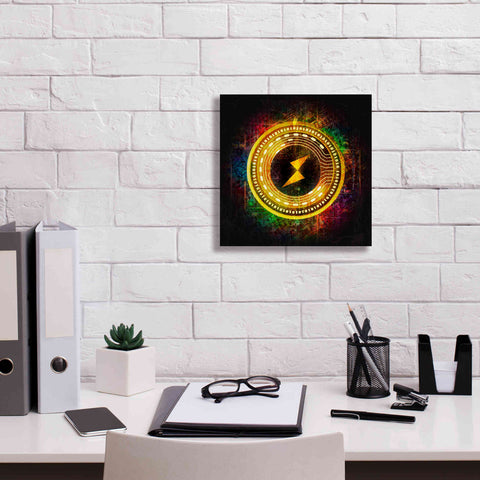 Image of Epic Graffiti'Thorchain Better Than Gold' by Epic Portfolio Giclee Canvas Wall Art,12 x 12