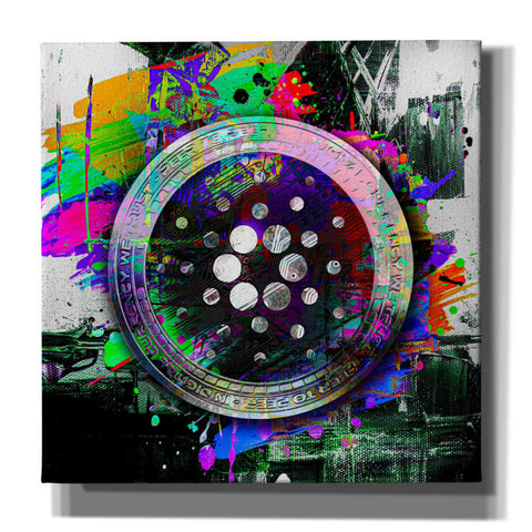 Image of Epic Graffiti'Cardano Crypto Predator' by Epic Portfolio Giclee Canvas Wall Art