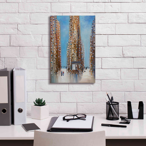 Image of 'Coffee Shop ' by Ekaterina Ermilkina Giclee Canvas Wall Art,12 x 18