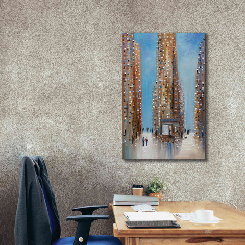 Image of 'Coffee Shop ' by Ekaterina Ermilkina Giclee Canvas Wall Art,26 x 40