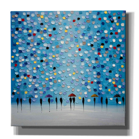 Image of 'Colorful City Umbrellas' by Ekaterina Ermilkina Giclee Canvas Wall Art