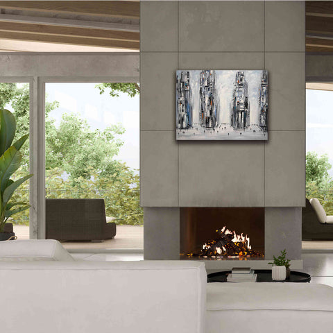 Image of 'In New York City' by Ekaterina Ermilkina Giclee Canvas Wall Art,34 x 26
