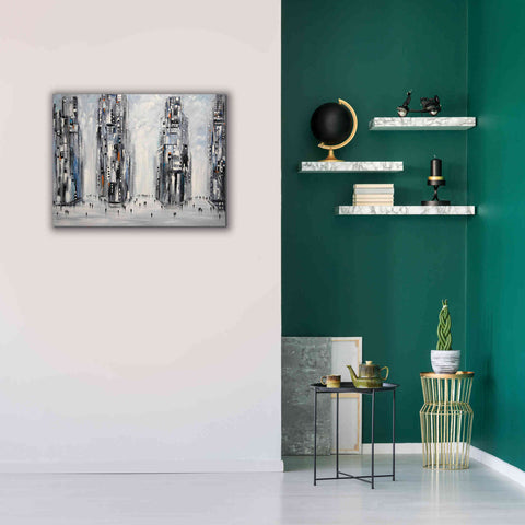 Image of 'In New York City' by Ekaterina Ermilkina Giclee Canvas Wall Art,34 x 26