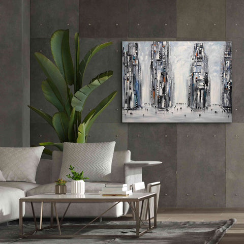Image of 'In New York City' by Ekaterina Ermilkina Giclee Canvas Wall Art,54 x 40
