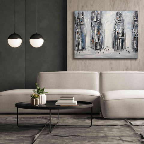 Image of 'In New York City' by Ekaterina Ermilkina Giclee Canvas Wall Art,54 x 40