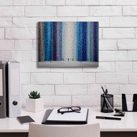 Image of 'Rainy City For' by Ekaterina Ermilkina Giclee Canvas Wall Art,16 x 12