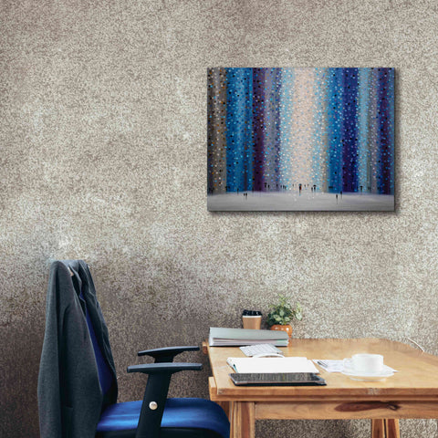 Image of 'Rainy City For' by Ekaterina Ermilkina Giclee Canvas Wall Art,34 x 26