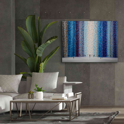 Image of 'Rainy City For' by Ekaterina Ermilkina Giclee Canvas Wall Art,54 x 40