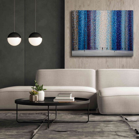 Image of 'Rainy City For' by Ekaterina Ermilkina Giclee Canvas Wall Art,54 x 40