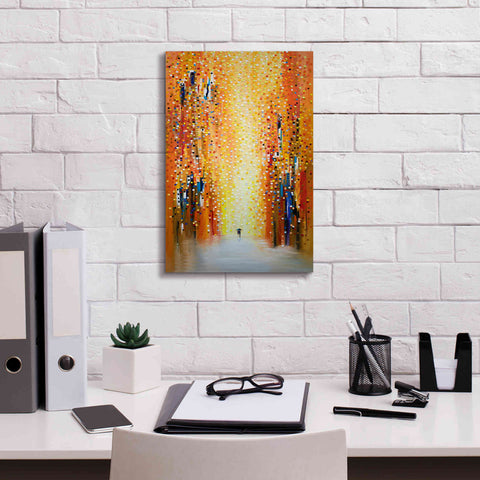 Image of 'Rainy Sunset Together' by Ekaterina Ermilkina Giclee Canvas Wall Art,12 x 18