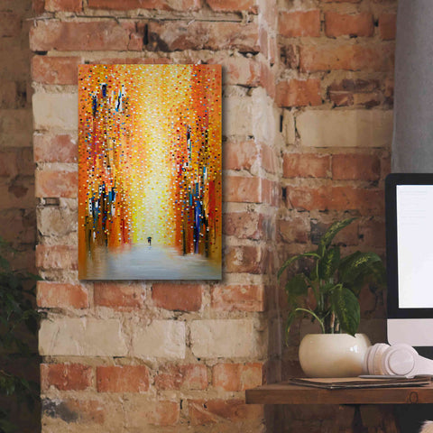 Image of 'Rainy Sunset Together' by Ekaterina Ermilkina Giclee Canvas Wall Art,12 x 18