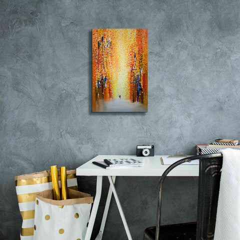 Image of 'Rainy Sunset Together' by Ekaterina Ermilkina Giclee Canvas Wall Art,12 x 18