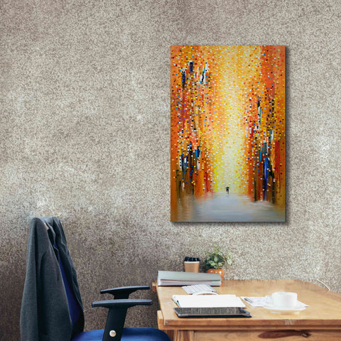 Image of 'Rainy Sunset Together' by Ekaterina Ermilkina Giclee Canvas Wall Art,26 x 40