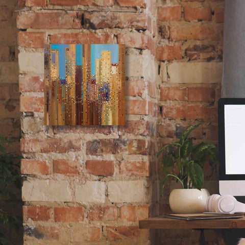 Image of 'Urban Empire' by Ekaterina Ermilkina Giclee Canvas Wall Art,12 x 12