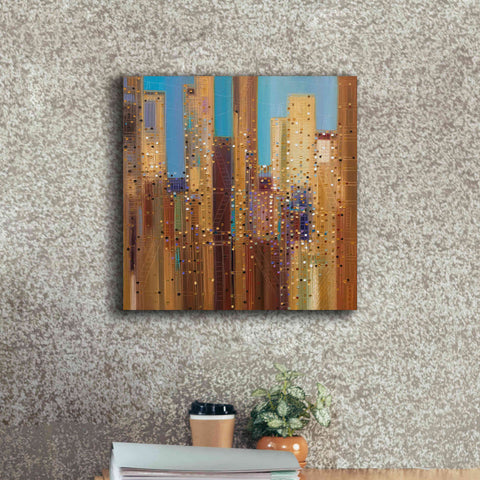 Image of 'Urban Empire' by Ekaterina Ermilkina Giclee Canvas Wall Art,18 x 18