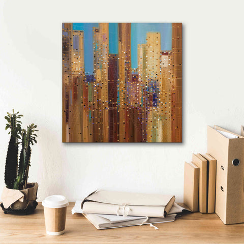 Image of 'Urban Empire' by Ekaterina Ermilkina Giclee Canvas Wall Art,18 x 18