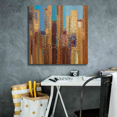Image of 'Urban Empire' by Ekaterina Ermilkina Giclee Canvas Wall Art,26 x 26