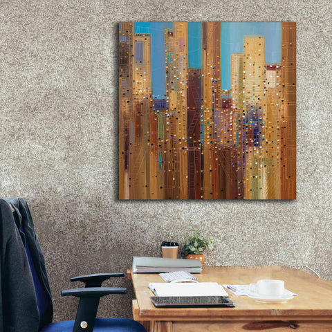 Image of 'Urban Empire' by Ekaterina Ermilkina Giclee Canvas Wall Art,37 x 37