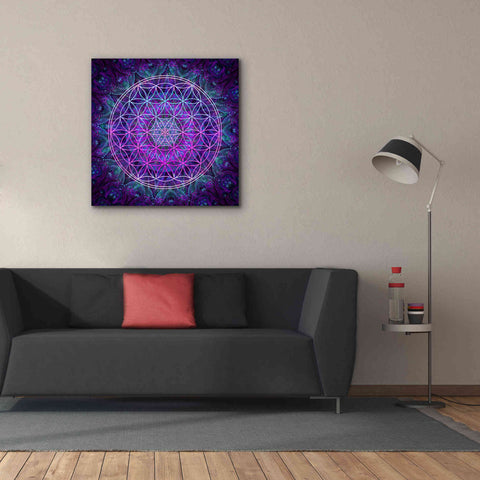 Image of 'Flower Of Life' by Cameron Gray Giclee Canvas Wall Art,37 x 37