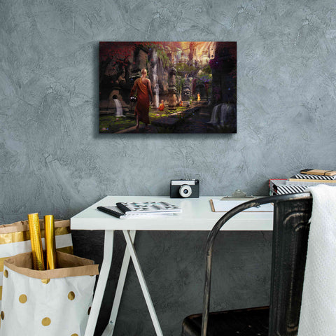 Image of 'Hidden Sanctuary' by Cameron Gray Giclee Canvas Wall Art,18 x 12