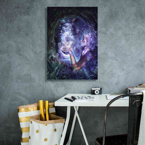 Image of 'Mother Aya' by Cameron Gray Giclee Canvas Wall Art,18 x 26
