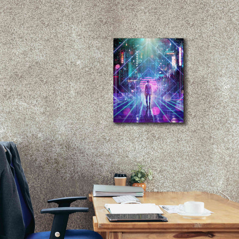 Image of 'Neon Zone' by Cameron Gray Giclee Canvas Wall Art,20 x 24