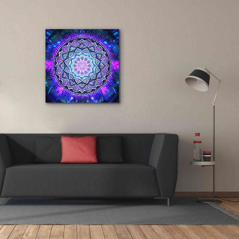 Image of 'Sacred Bloom Mandala' by Cameron Gray Giclee Canvas Wall Art,37 x 37