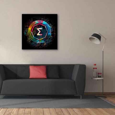 Image of 'Ergo Crypto Power' by Epic Portfolio Giclee Canvas Wall Art,37 x 37