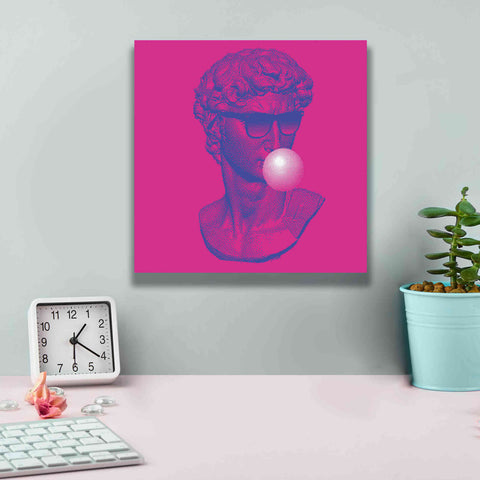 Image of 'Michelangelos Pixel David' by Epic Portfolio, Canvas Wall Art,12x12