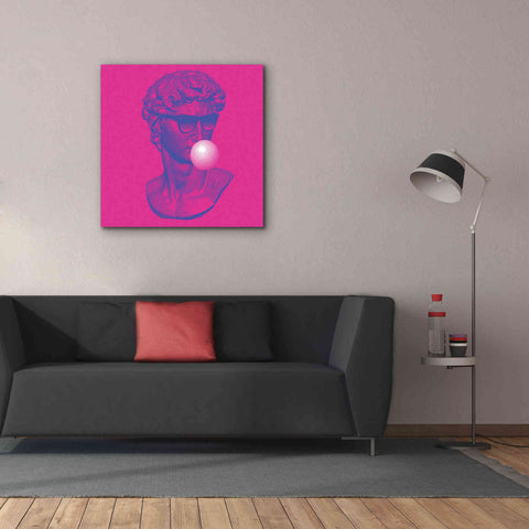 Image of 'Michelangelos Pixel David' by Epic Portfolio, Canvas Wall Art,37x37