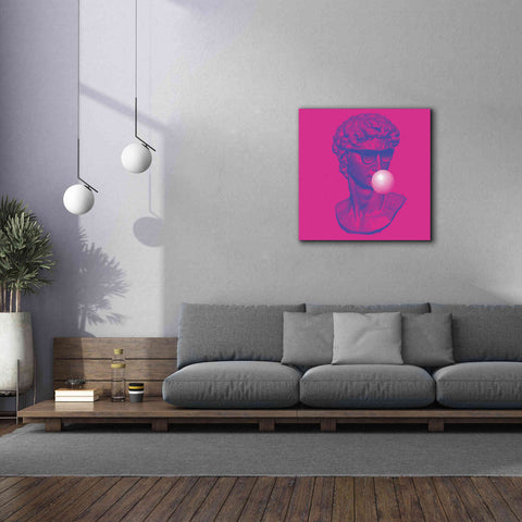 Image of 'Michelangelos Pixel David' by Epic Portfolio, Canvas Wall Art,37x37
