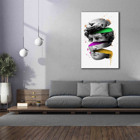 Image of 'Michelangelo David Sliced' by Epic Portfolio, Canvas Wall Art,40x60