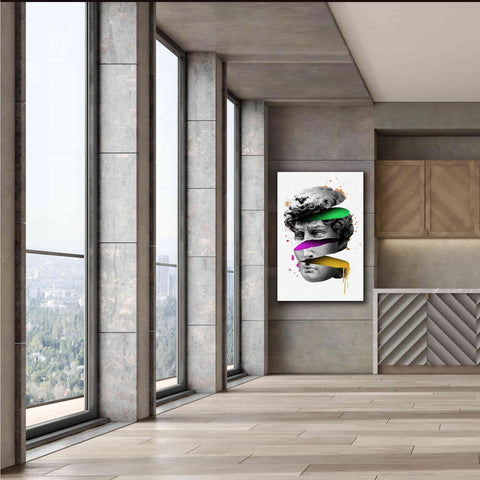 Image of 'Michelangelo David Sliced' by Epic Portfolio, Canvas Wall Art,40x60