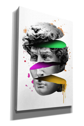 Image of 'Michelangelo David Sliced' by Epic Portfolio, Canvas Wall Art