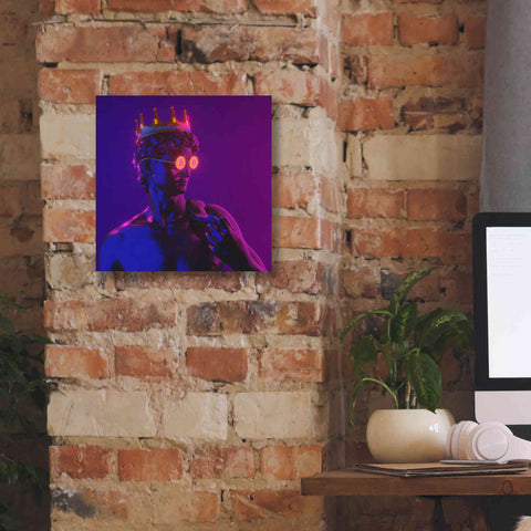 Image of 'Michelangelo Bitcoin David' by Epic Portfolio, Canvas Wall Art,12x12