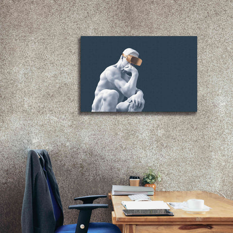 Image of 'Metaverse Thinker' by Epic Portfolio, Canvas Wall Art,40x26