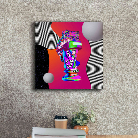 Image of 'Cyberpunk David ' by Epic Portfolio, Canvas Wall Art,18x18