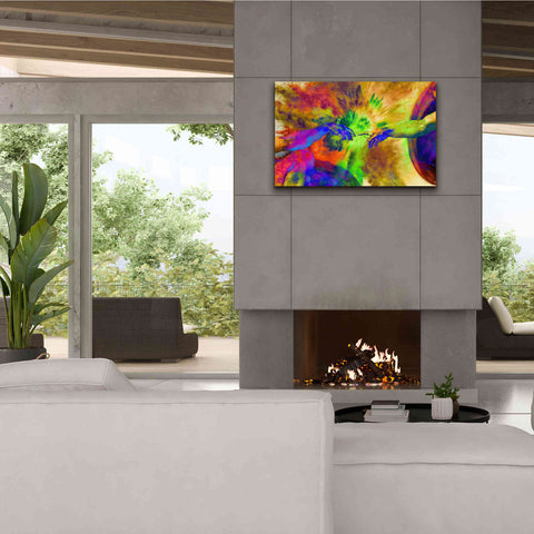 Image of 'Michelangelo - Creation of Adam Colorful II' by Epic Art Portfolio, Canvas Wall Art,40x26