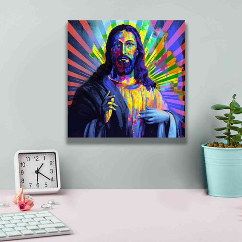 Image of 'Colorful Christ I' by Epic Art Portfolio, Canvas Wall Art,12x12